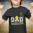 Dad Birthday Crew Construction Birthday Party Graphic Design Printed Casual Daily Basic Youth T-shirt