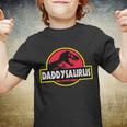Daddysaurus Funny Daddy Dinosaur Tshirt Youth T-shirt