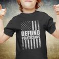 Defund Politicians Libertarian Antigovernment Political Youth T-shirt