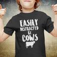 Easily Distracted By Cows Tshirt Youth T-shirt
