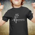Ecg Keep Calm And Hilarious Heart Rate Youth T-shirt
