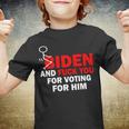 F Biden And FuK You For Voting For Him Youth T-shirt