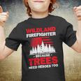 Firefighter Wildland Firefighter Hero Rescue Wildland Firefighting V3 Youth T-shirt