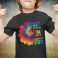 Free Mom Hugs Tie Dye Sunflower Youth T-shirt