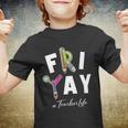 Frigiftyay Funny Teacher Life Weekend Back To School Funny Gift Meaningful Gift Youth T-shirt