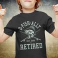 Funny Fishing Ofishally Retired Est 2022 Tshirt Youth T-shirt