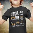Funny Gamer Things I Do In My Spare Time Gaming V3 Youth T-shirt