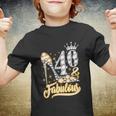 Funny Gift 40 Fabulous 40 Years Gift 40Th Birthday Diamond Crown Shoes Gift V2 Youth T-shirt