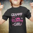 Funny Grammy Of The Birthday Girl Cute Pink Youth T-shirt