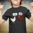 Funny Happy Thanksgiving Chicken Vs Turkey Tshirt Youth T-shirt
