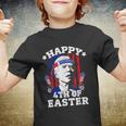 Funny Joe Biden Happy 4Th Of Easter American Flag Hunt Egg Tshirt Youth T-shirt