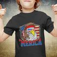 Funny July 4Th Cute Gift Merica 4Th Of July Bald Eagle Mullet Gift Youth T-shirt