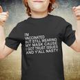 Funny Vaccinated Trust Issues Youth T-shirt