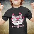 Funny Valentine Cat Free Hisses Youth T-shirt