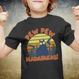 Funny Vintage Pew Pew Madafakas Gun Cat Tshirt Youth T-shirt