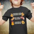 Funny Viral Chicken Wing Song Meme Youth T-shirt
