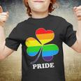 Gay Pride Cloverleaf Rainbow Tshirt Youth T-shirt