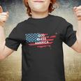 God Bless America Usa American Flag United States Country Cool Gift Youth T-shirt