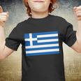 Greece Flag V2 Youth T-shirt