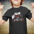 Halloween Say Boo And Scary On Orange And White Youth T-shirt