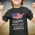 Happy 4Th Of July Independence Day God Bless America Gift Youth T-shirt