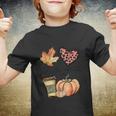 Hello Fall Thanksgiving Quote Youth T-shirt