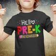 Hello Pre-K Teacher Kids Back To School Teacher Student Gift Youth T-shirt