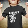 Husband Dad Father Gamer Funny Gaming Youth T-shirt