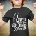 I Love It When She Bends Over Fishing Joke Tshirt Youth T-shirt