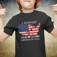 I Support American Oil From American Soil Keystone Pipeline Tshirt Youth T-shirt