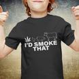 Id Smoke That Pot Head Marijuana Tshirt Youth T-shirt