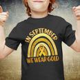 In September We Wear Gold Childhood Cancer Awareness Youth T-shirt