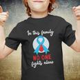 In This Family No One Fight Alone Diabetes Gift Youth T-shirt