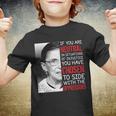 Injustice Ruth Bader Ginsburg Notorious Rbg Quote Youth T-shirt