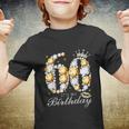 Its My 60Th Birthday Queen 60 Years Old Shoes Crown Diamond Youth T-shirt