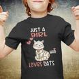 Just A Girl Who Loves Cats Funny Cats N Girls Youth T-shirt