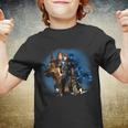 K-9 With Police Officer Silhouette Youth T-shirt