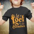 Lets Get Smashes Halloween Quote Youth T-shirt