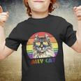 Lgbtq Ally Cat Rainbow Gay Pride Flag Lgbt Funny Gift Youth T-shirt