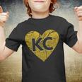 Love Kansas City Football Fan City Map Youth T-shirt