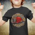 Maltese Fire Dept Helmet Tshirt Youth T-shirt