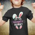 Matching Family Easter Party Graphic Im The Naughty Bunny Youth T-shirt