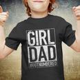 Mens Girl Dad Outnumbered Fathers Day From Wife Daughter Youth T-shirt