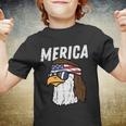 Merica Bald Eagle Mullet Sunglasses Fourth July 4Th Patriot Cool Gift V2 Youth T-shirt