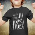 Patriotic German Shepherd American Flag Dog Lover Gift V2 Youth T-shirt
