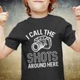 Photographer And Photoghraphy I Call The Shots Around Here Funny Gift Youth T-shirt