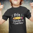 Prek Back To School Pencil 100 Days Of School Youth T-shirt