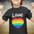 Pride Month Funny Rainbow Heart Gay And Lgbt Youth T-shirt