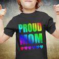 Proud Mom Gay Lesbian Lgbtq Pride Rainbow Mothers Day Gift V2 Youth T-shirt