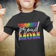 Proud Mom Mothers Day Gift Lgbtq Rainbow Flag Gay Pride Lgbt Gift V2 Youth T-shirt